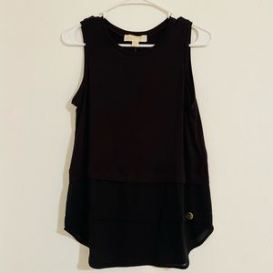 NWT Michael Kors black basic tank top